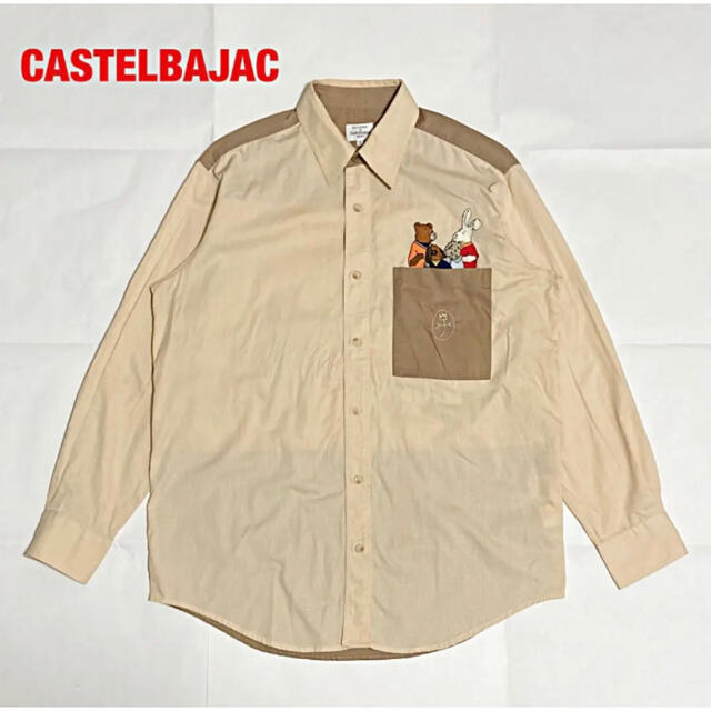 CASTELBAJAC(カステルバジャック)の【人気】CASTELBAJAC　カステルバジャック　デザインシャツ　刺繍　個性的 メンズのトップス(シャツ)の商品写真