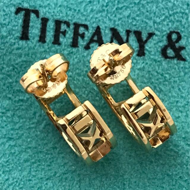 Tiffany K18YG オープンアトラスピアス - ピアス