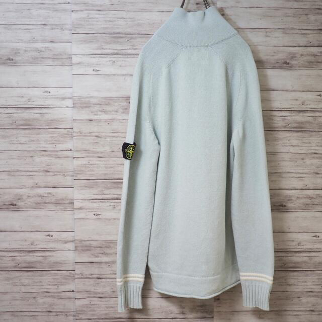 STONE ISLAND 19AW ショートジップ ハイネックニット