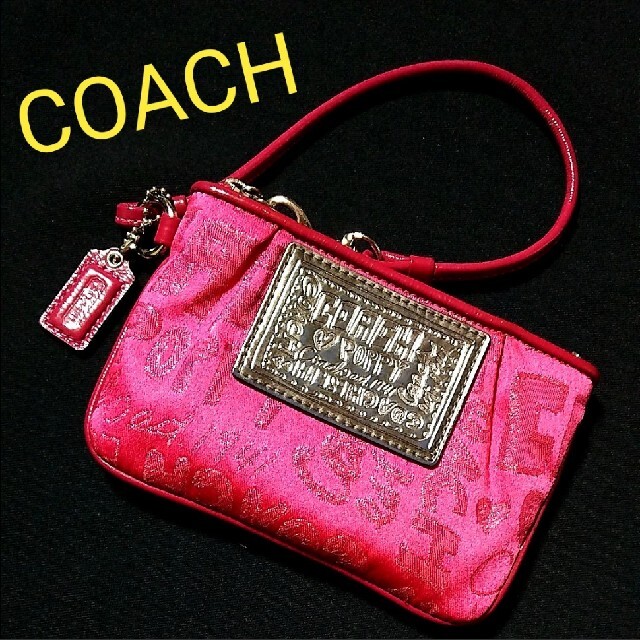 COACH(コーチ)のCOACH ポピー ミニポーチ・リストレット【クリアランス】 レディースのファッション小物(ポーチ)の商品写真