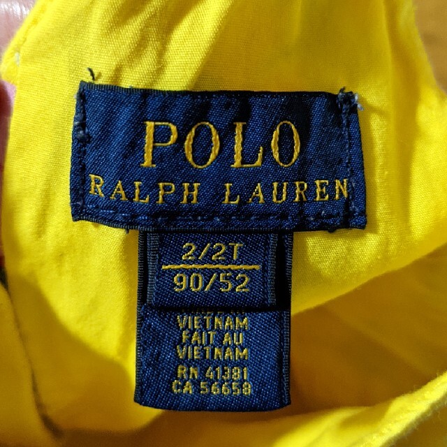 POLO RALPH LAUREN(ポロラルフローレン)のラルフローレン　サマーワンピースドレス90 キッズ/ベビー/マタニティのキッズ服女の子用(90cm~)(ワンピース)の商品写真