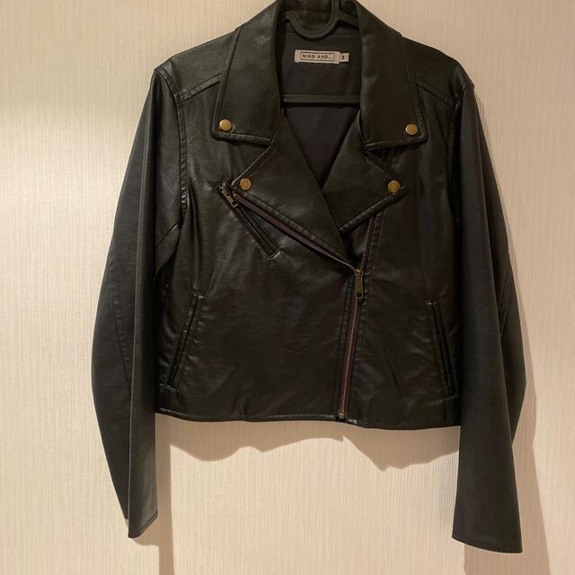 ☆極美品■NIKO AND.../ニコアンド■レザージャケット■ライダーズ■L☆ niko and - 美品 ニコアンド ライダース ジャケット Lの通販
