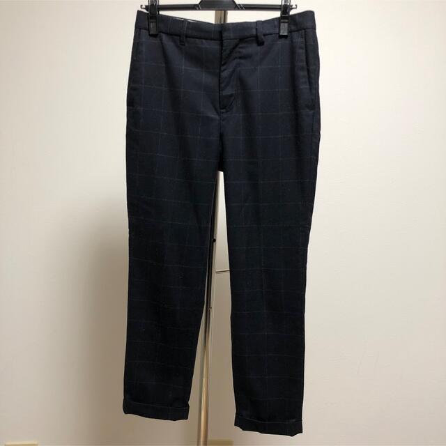 STILL BY HAND　Windowpane Wool Trousers39sformeny-3