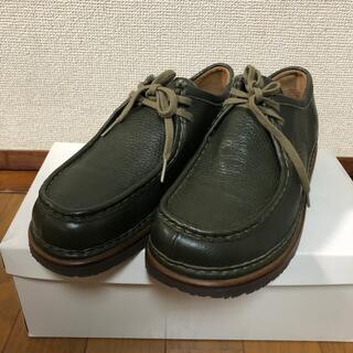 【redmoonさま専用】日本製手縫い本革ウォーキングシューズ　レディス未使用品(ローファー/革靴)