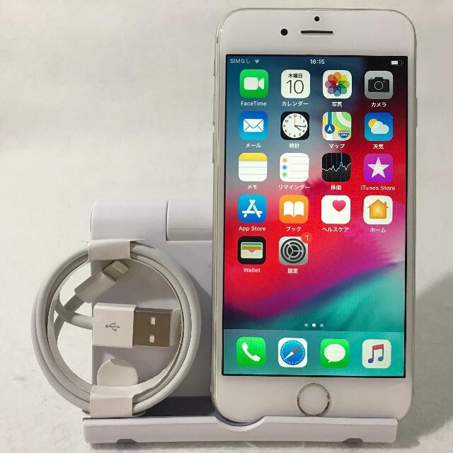 【♪判定○ おまけ付♪】iPhone6 silver 64GB電子式手ブレ補正