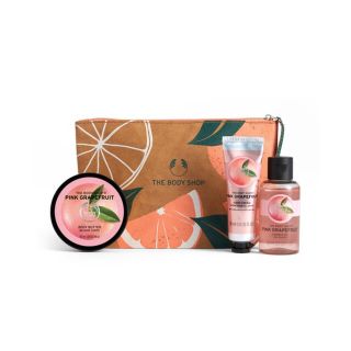 ザボディショップ(THE BODY SHOP)の【The BODY SHOP】ピンクグレープフルーツ ポーチギフト(ボディクリーム)