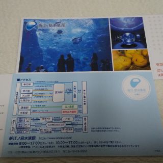 新江ノ島水族館招待券２枚(水族館)