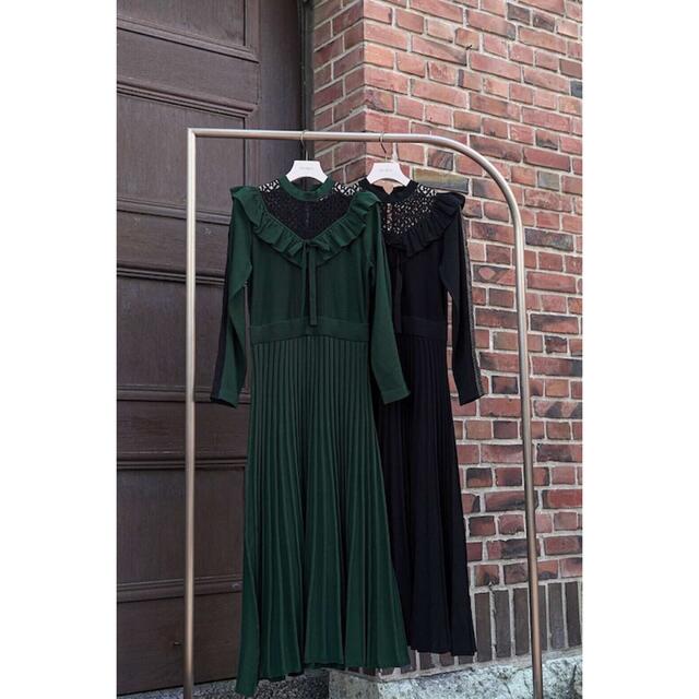 SNIDEL(スナイデル)の即納❗️ For Love Lace Knit Dress レディースのワンピース(ロングワンピース/マキシワンピース)の商品写真