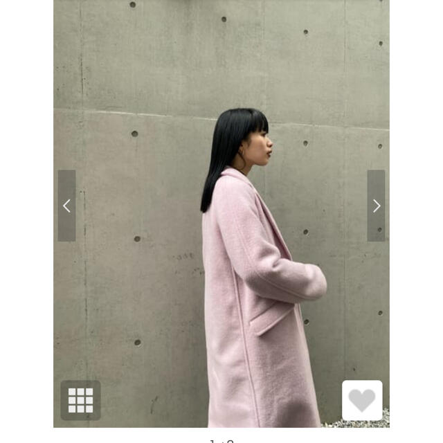 moussy(マウジー)のmoussy  シングルチェスターコート レディースのジャケット/アウター(チェスターコート)の商品写真