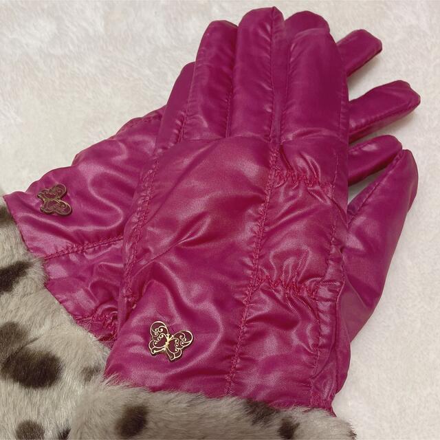 ANNA SUI(アナスイ)の【美品】ANNA SUI 手袋 ピンク レディースのファッション小物(手袋)の商品写真