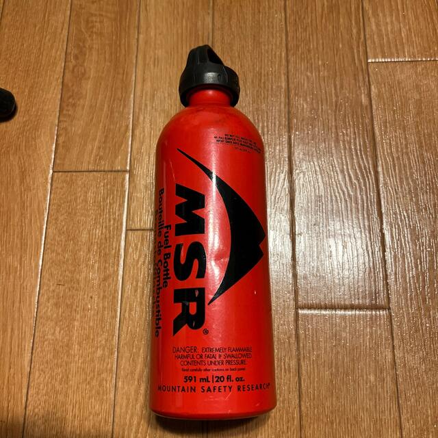 MSR(エムエスアール)のMSR fuelbottle 燃料入れ（灯油入れてました） スポーツ/アウトドアのアウトドア(ストーブ/コンロ)の商品写真