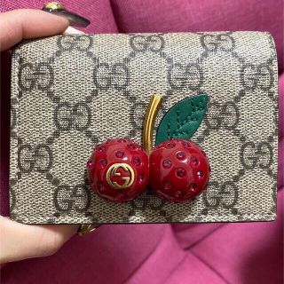 グッチ(Gucci)の✡値下げ！✡即購入OK✡GUCCI 2つ折り 財布 さくらんぼ(財布)