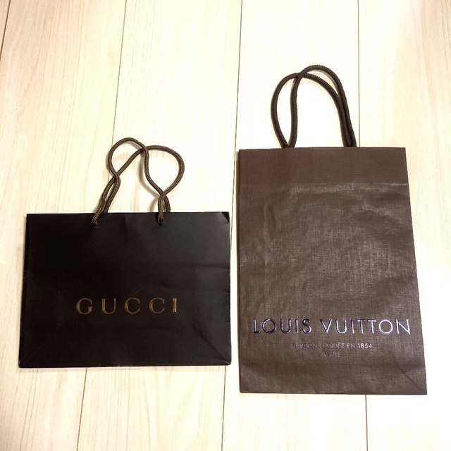 Gucci - グッチ ヴィトン ショッパー 紙袋 2点セットの通販 by