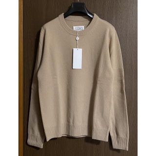 マルタンマルジェラ(Maison Martin Margiela)のM新品 メゾン マルジェラ カシミヤ ウール ニット セーター メンズ キャメル(ニット/セーター)