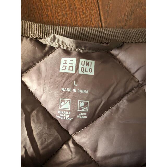 UNIQLO(ユニクロ)のユニクロ　ウルトラライトダウンコート　L  茶色 レディースのジャケット/アウター(ダウンコート)の商品写真