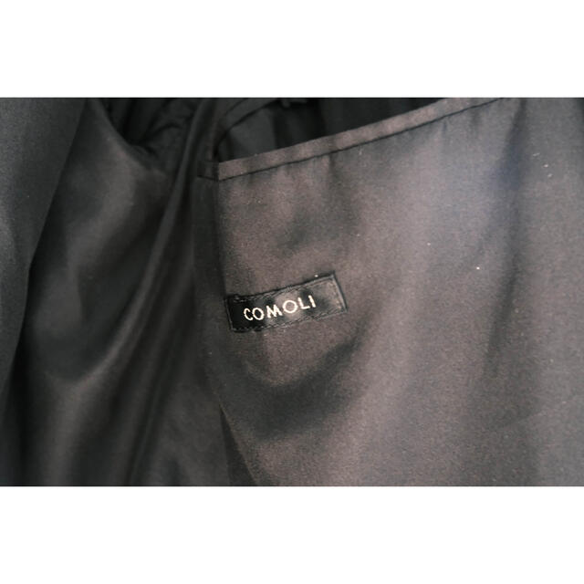 COMOLI - 【美品】Comoli ウールシルク ダブルチェスターコート COMOLI - 【美品】Comoli ウールシルク ダブルチェスターコート