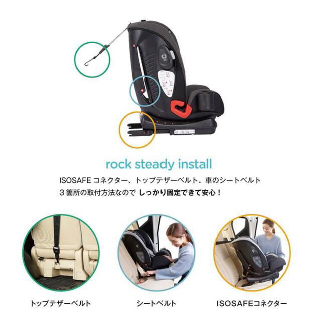 カトージ　チャイルドシート　ISOFIX  ボールド 5