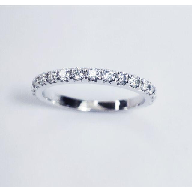 14号弱 13.75号 最高級Dカラー モアサナイト フルエタニティリング 指輪 レディースのアクセサリー(リング(指輪))の商品写真