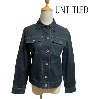 アンタイトル(UNTITLED)の【美品】UNTITLED アンタイトル コットン デニムジャケット(Gジャン/デニムジャケット)