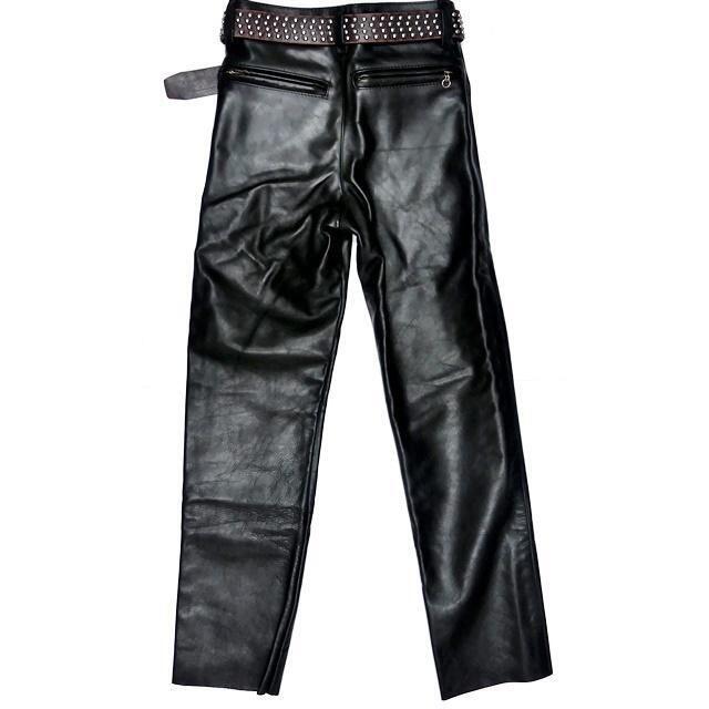 VANSON - アメリカ製 バンソン レザーパンツ メンズ W28 黒 バイク 革