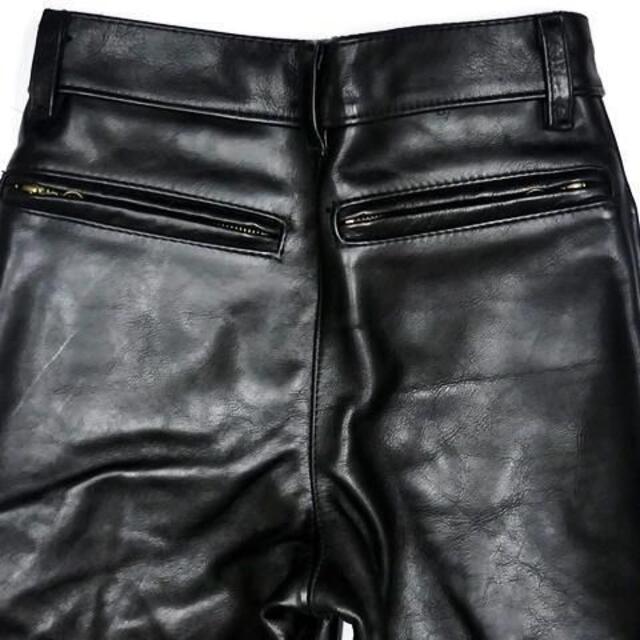 VANSON - アメリカ製 バンソン レザーパンツ メンズ W28 黒 バイク 革