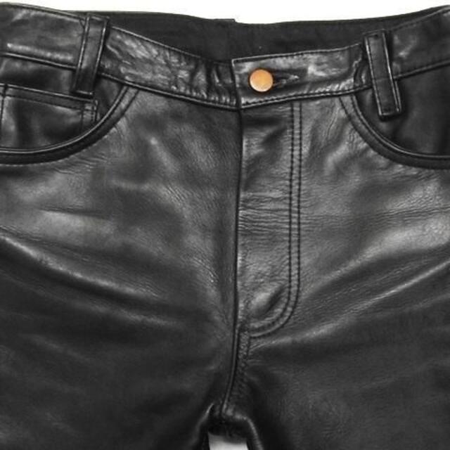 SALE／73%OFF】 アメリカ製 レザーパンツ VANSON バンソン メンズ W30 ...