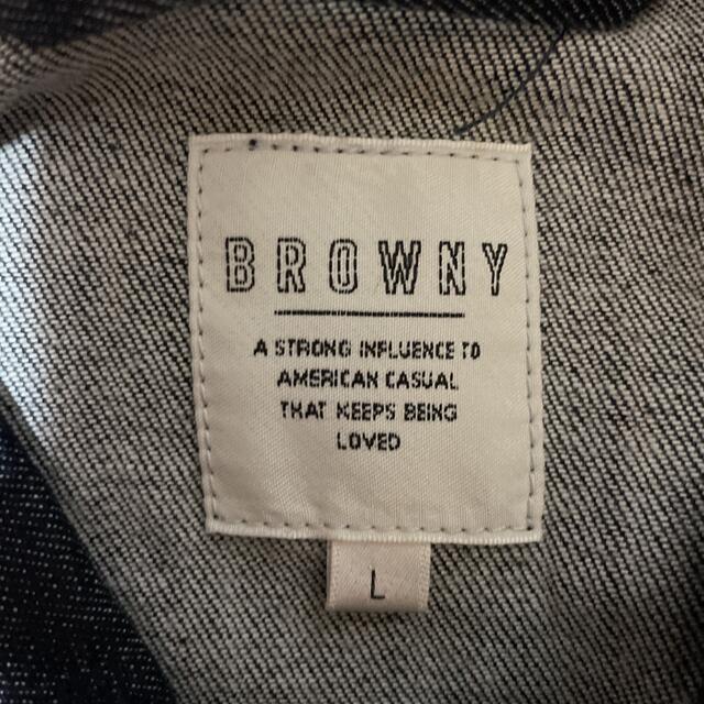 BROWNY(ブラウニー)のデニムジャケット メンズのジャケット/アウター(Gジャン/デニムジャケット)の商品写真