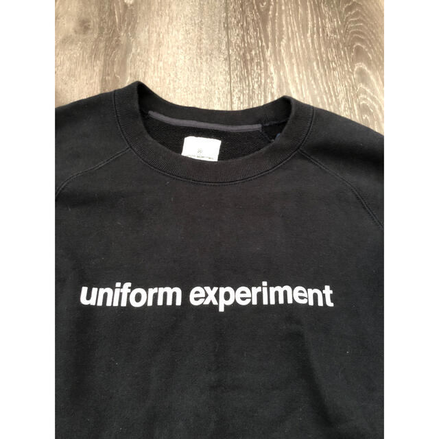 uniform experiment(ユニフォームエクスペリメント)のユニフォームエクスペリメント　スウェット　サイズ3 ネイビー  メンズのトップス(スウェット)の商品写真