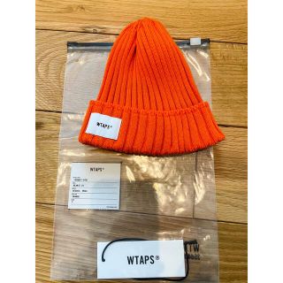 ダブルタップス(W)taps)のwtaps ビーニー　オレンジ　ニット帽(ニット帽/ビーニー)