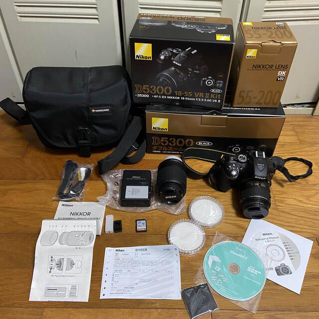 nikon d5300 ダブルズームキット2 Canon 一眼 カメラ 定番の中古商品