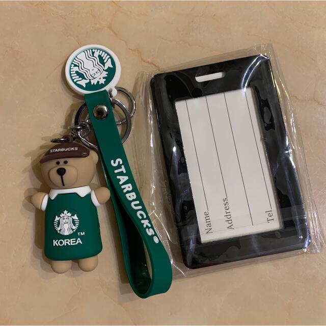 Starbucks Coffee(スターバックスコーヒー)の【新品未使用】スタバ カードケース キーホルダー 定期入れ スターバックス⑤ レディースのファッション小物(名刺入れ/定期入れ)の商品写真