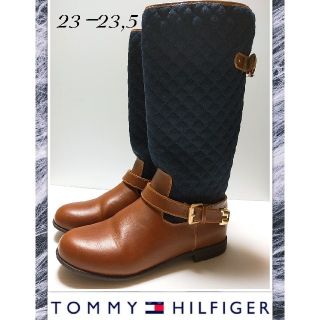 トミーヒルフィガー(TOMMY HILFIGER)のキッズブーツ23~23,5目安(ブーツ)