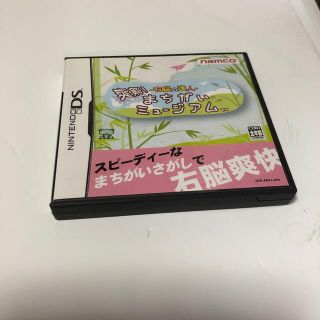 ニンテンドーDS(ニンテンドーDS)の右脳の達人 爽解！ まちがいミュージアム DS(携帯用ゲームソフト)