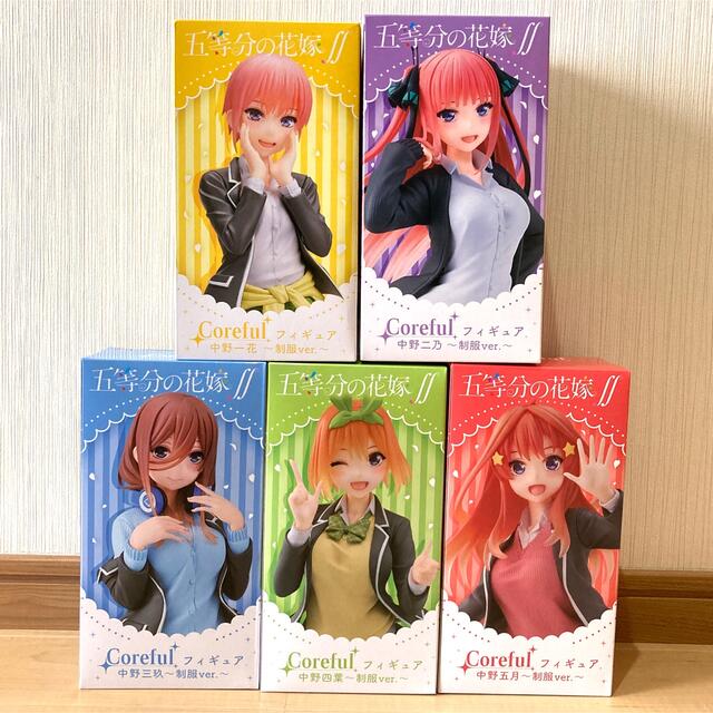 五等分の花嫁 フィギュア 一花 二乃 三玖 四葉 五月