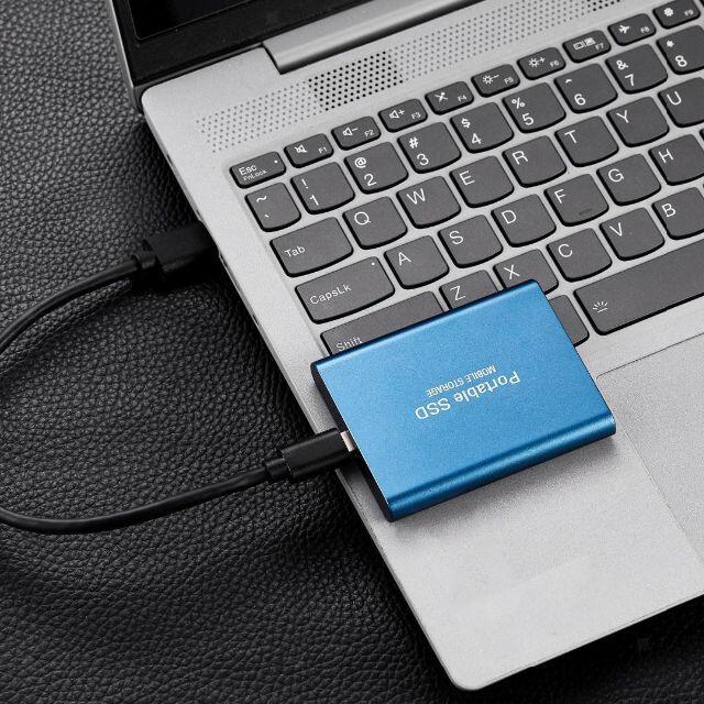 ポータブルSSD 【2TB】 大容量！ 外付け USB3.1 コンパクト 新品 4