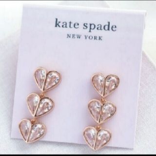 ケイトスペードニューヨーク(kate spade new york)の【新品】kate spadeケイトスペード ピアスピンクロックソリッドストー(ピアス)