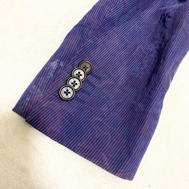 ETRO - イタリア製 赤艶光沢 ペイズリーシルク エトロ テーラード