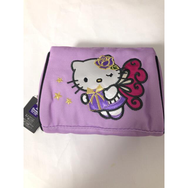 ANNA SUI(アナスイ)の新品　アナスイ　ハローキティ　ポーチ　ライトパープル レディースのファッション小物(ポーチ)の商品写真