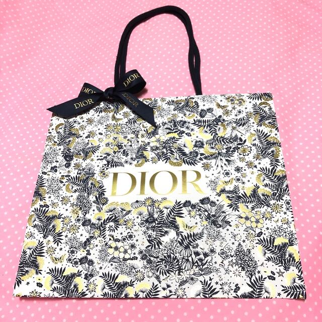 Dior(ディオール)の新品 ディオール 限定 紙袋 ショップ袋 ショッパー DIOR Dior レディースのバッグ(ショップ袋)の商品写真