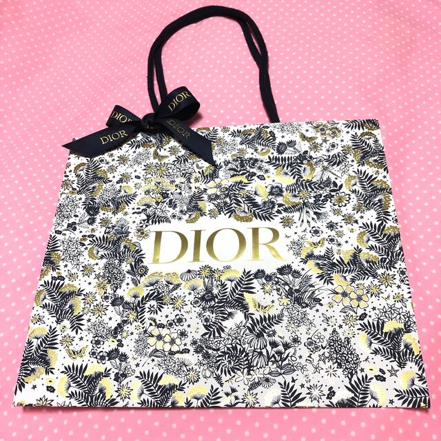 Dior(ディオール)の新品 ディオール 限定 紙袋 ショップ袋 ショッパー DIOR Dior レディースのバッグ(ショップ袋)の商品写真