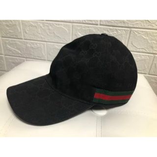 グッチ(Gucci)の美品 グッチ  オリジナルGGキャンバス ベースボールキャップ 帽子 サイズL(キャップ)