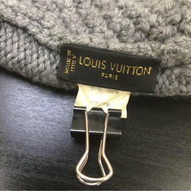 LOUIS VUITTON - 美品 Louis Vuitton ルイヴィトン ニットキャップ グレーの通販 by AVE‘s shop｜ルイ