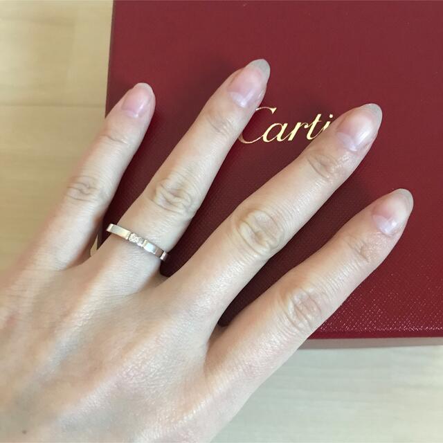 Cartier★カルティエ マイヨン パンテール 4Pダイヤ リング 750WG11184＊