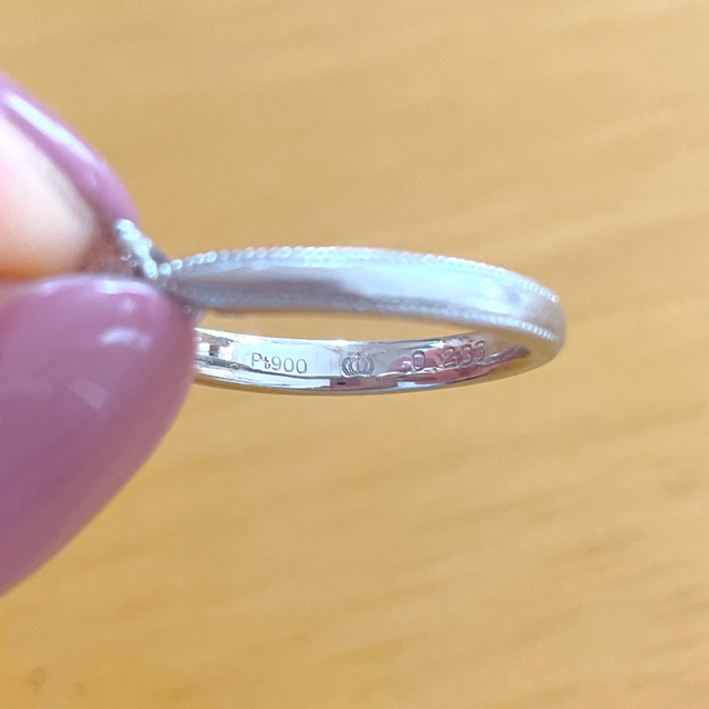 エクセルコダイヤモンド　婚約指輪💍　　プラチナ900   0.283カラット レディースのアクセサリー(リング(指輪))の商品写真