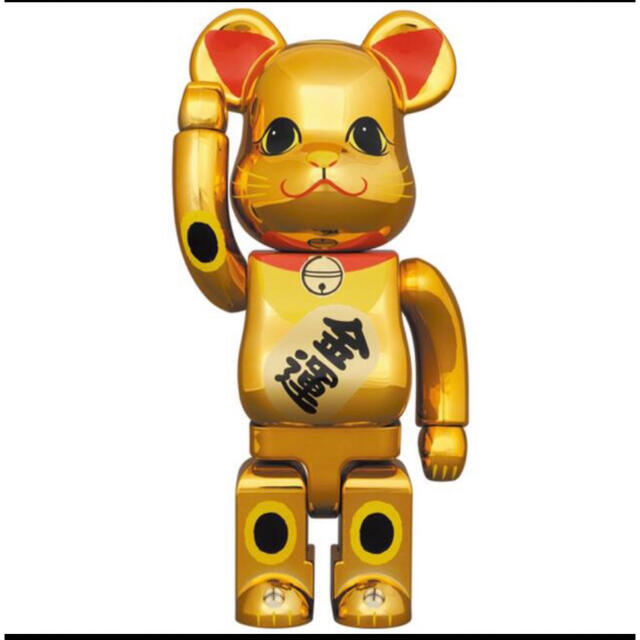 BE@RBRICK 招き猫 金運 金メッキ 参 400％フィギュア