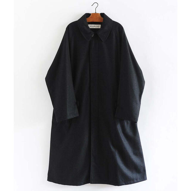 COMOLI(コモリ)のpolyploid LONG COAT TYPE-C サイズ1 メンズのジャケット/アウター(ステンカラーコート)の商品写真