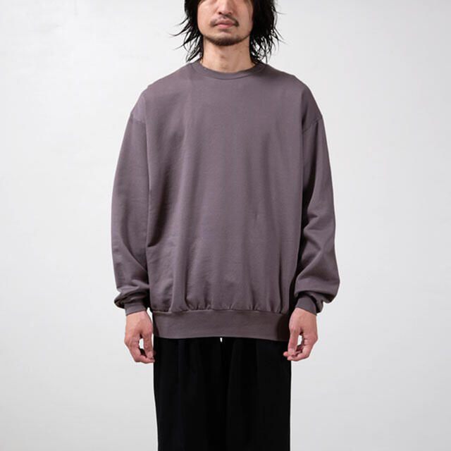 COMOLI(コモリ)の21aw AURALEE ELASTIC HIGH GAUGE SWEAT  メンズのトップス(スウェット)の商品写真