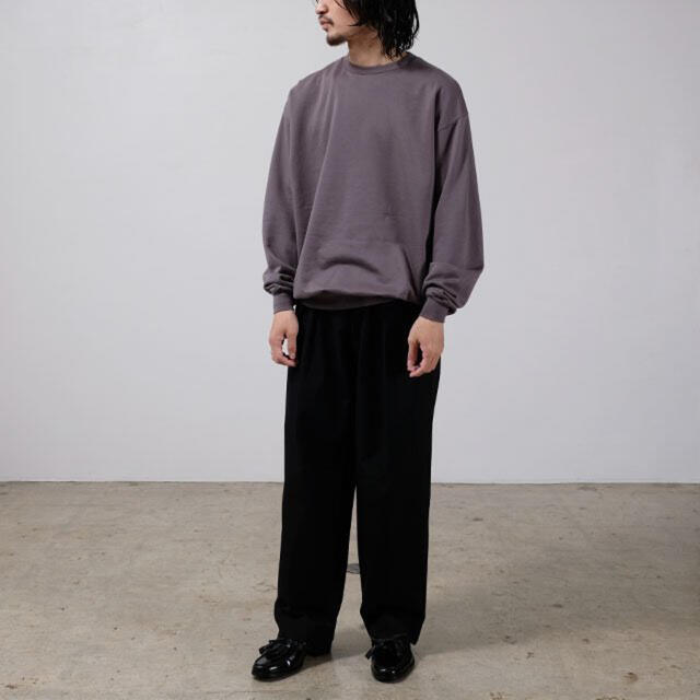 COMOLI(コモリ)の21aw AURALEE ELASTIC HIGH GAUGE SWEAT  メンズのトップス(スウェット)の商品写真