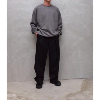 コモリ(COMOLI)の21aw AURALEE ELASTIC HIGH GAUGE SWEAT (スウェット)