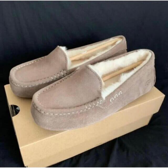 UGG アンスレー Ansley ムートン モカシン スレート US6 23 1